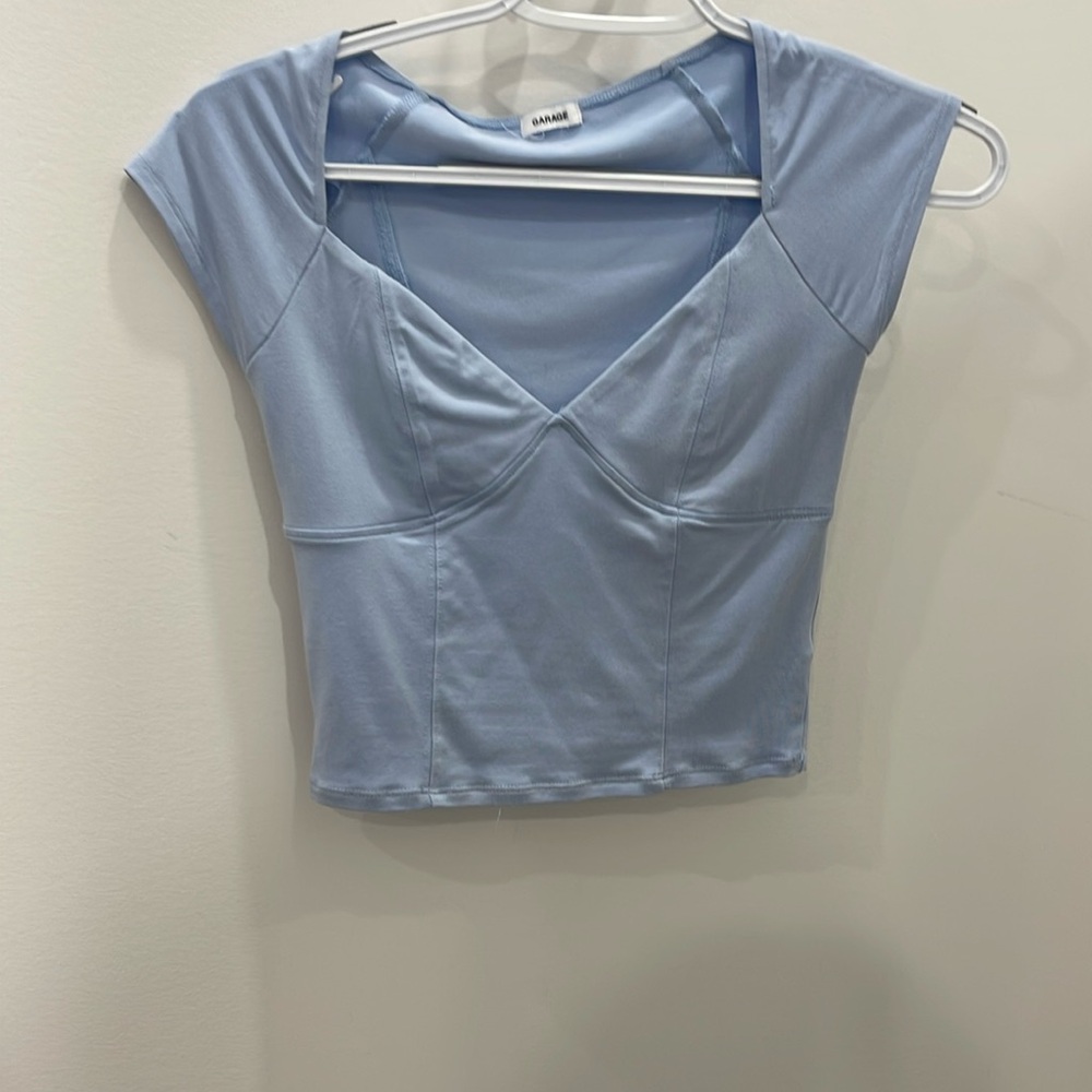 GARAGE blue top